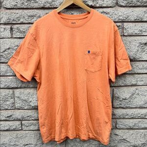 Izod Men's Orange Short Sleeve Tee